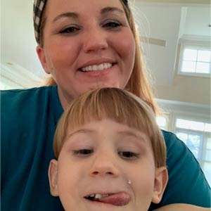 Photo of Jennifer S. and her son